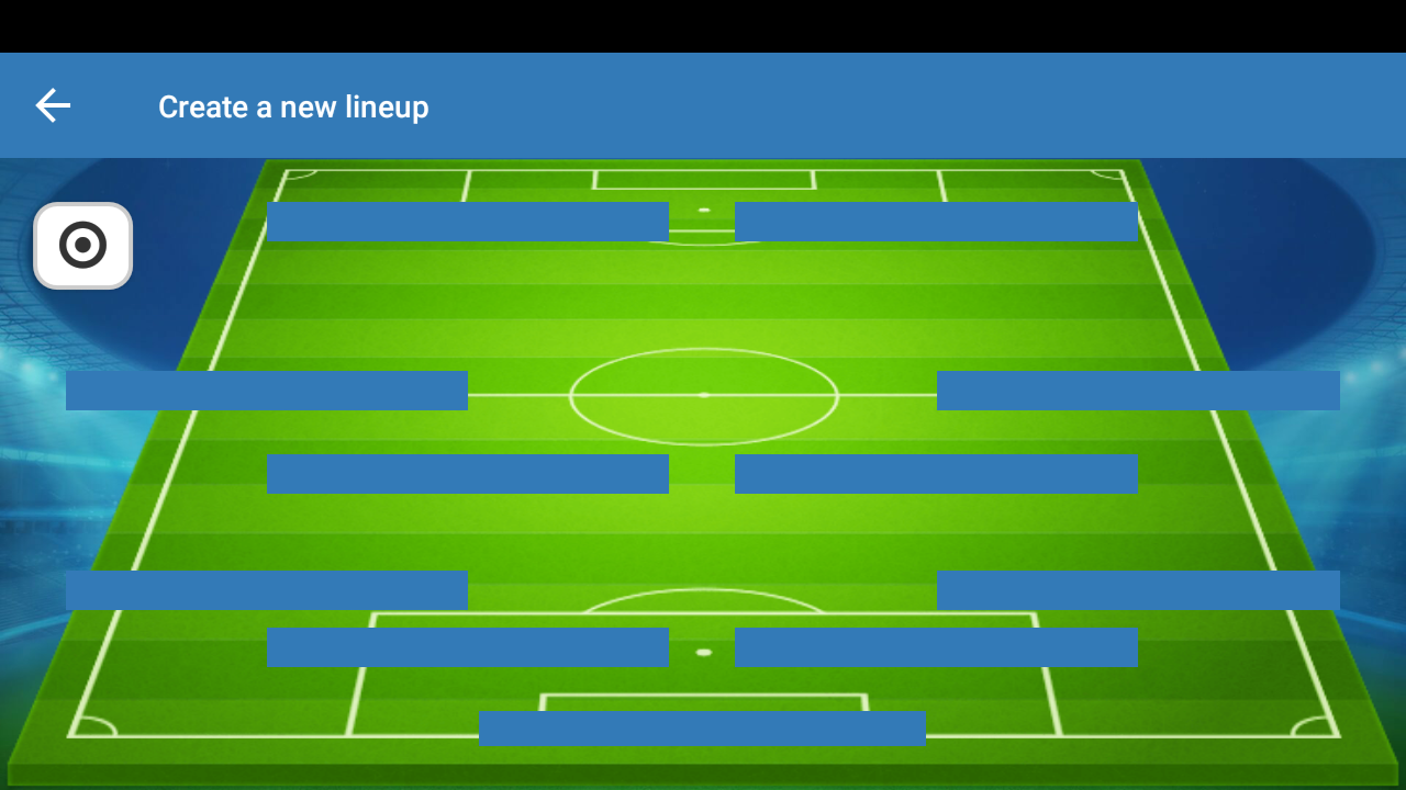 Create Lineup Page