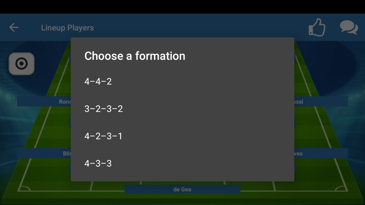 Formation Change